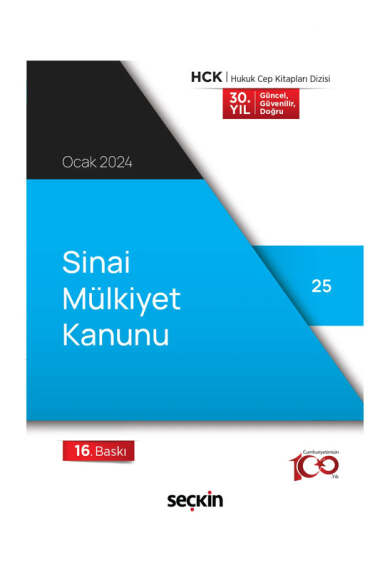 Seçkin Yayıncılık Sinai Mülkiyet Kanunu (Cep Kitabı) - 1