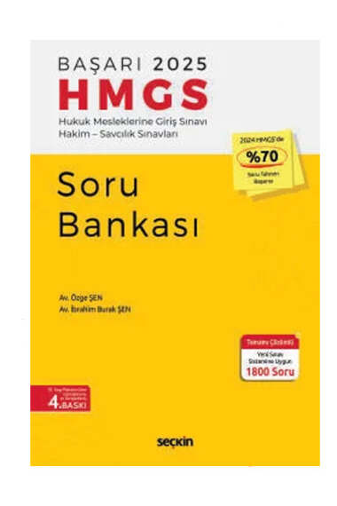 Seçkin Yayınları 2025 Başarı HMGS Soru Bankası - 1