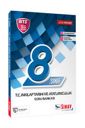 Sınav Yayınları 8. Sınıf LGS T.C. İnkılap Tarihi ve Atatürkçülük Soru Bankası - Sınav Yayınları