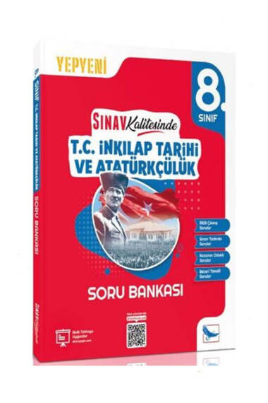 Sınav Yayınları 8. Sınıf T.C. İnkılap Tarihi ve Atatürkçülük Sınav Kalitesinde Soru Bankası - 1