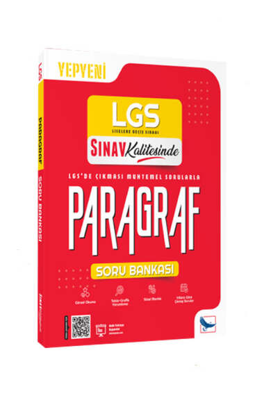 Sınav Yayınları 2025 Sınav Kalitesinde 8.Sınıf LGS Paragraf Soru Bankası - 1