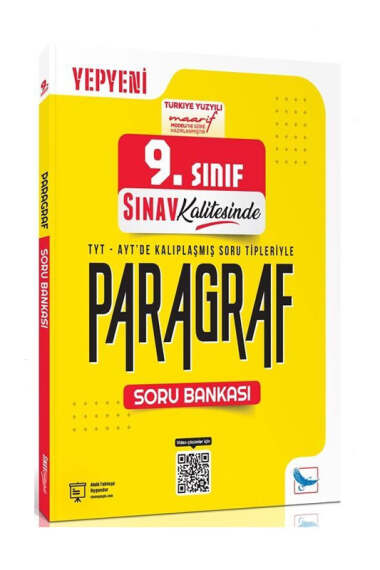 Sınav Yayınları 2025 9.Sınıf Paragraf Soru Bankası - 1