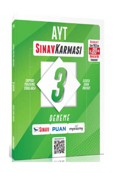 Sınav Yayınları AYT Sınav Karması 3 Deneme - 1