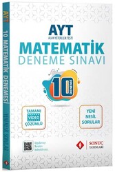 ​Sonuç Yayınları AYT Matematik Video Çözümlü 10 Deneme - Sonuç Yayınları