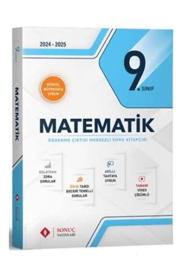 Sonuç Yayınları 2025 9.Sınıf Matematik Modüler Set - 1