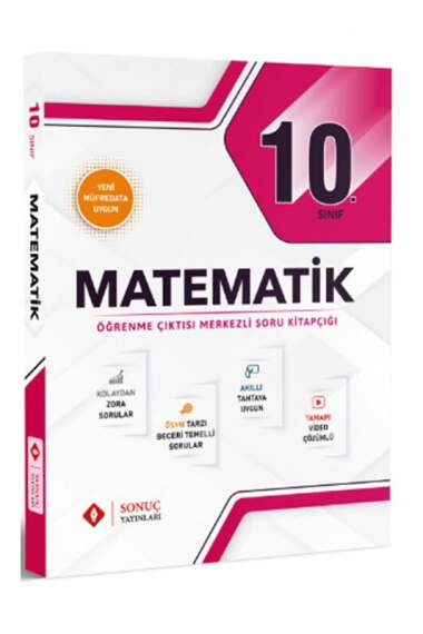 Sonuç Yayınları 10.Sınıf Matematik Soru Bankası Modüler Set - 1