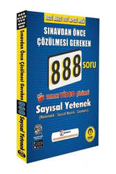 Tasarı Yayınları DGS ALES TYT KPSS MSÜ Çözülmesi Gereken Sayısal Yetenek 888 Soru Bankası Video Çözümlü - Tasarı Yayınları