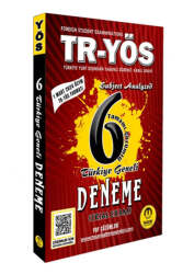 Tasarı Yayınları 2024 TR YÖS 6 Türkiye Geneli Deneme - Son Format - Tasarı Yayınları