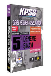 Tasarı Yayınları 2024 KPSS GK-GY Tamamı Çözümlü 5 Deneme - Tasarı Yayınları