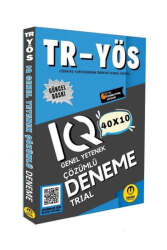 Tasarı Yayınları 2025 TR YÖS IQ 40x10 Çözümlü Deneme - Tasarı Yayınları
