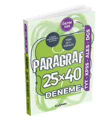 Tercih Akademi Yayınları ÖSYM Tipi Paragraf 25x40 Deneme Sınavı - Tercih Akademi