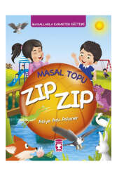 Timaş Çocuk Yayınları Masal Topu Zıp Zıp; Masallarla Karakter Eğitimi (Fleksi Cilt) - Timaş Çocuk Yayınları