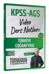 Tonyukuk Yayıncılık KPSS AGS Türkiye Coğrafyası Video Ders Notları - Tonyukuk Yayıncılık