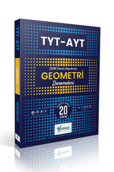 Toprak Yayınları 2025 TYT-AYT Geometri 20 Deneme - 1