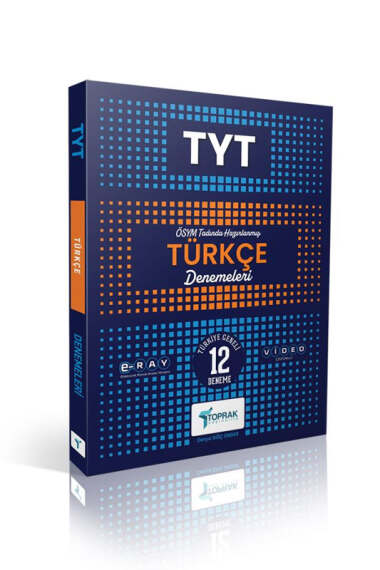 Toprak Yayınları 2025 TYT Türkçe 12 Deneme - 1