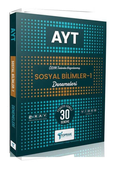 Toprak Yayınları AYT Sosyal Bilimler-1 30 Deneme - 1
