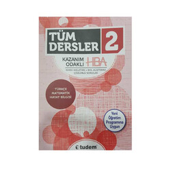 ​Tudem Yayınları 2. Sınıf Tüm Dersler Kazanım Odaklı HBA - Tudem Yayınları