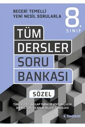 Tudem Yayınları 8. Sınıf Tüm Dersler Sözel Soru Bankası - Tudem Yayınları
