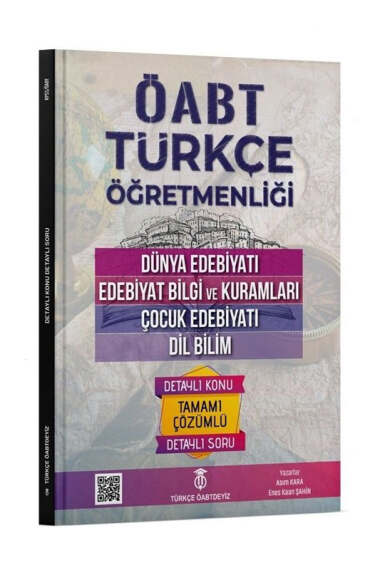 Türkçe ÖABTdeyiz ÖABT Türkçe Dünya Edebiyatı Edebiyat Bilgi ve Kuramları Çocuk Edebiyatı Dil Bilim Konu Anlatımlı Soru Bankası - 1