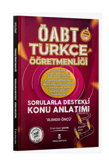 Türkçe ÖABTdeyiz ÖABT Türkçe Dört Temel Beceri ve Alan Eğitimi Konu Anlatımı (Pembe Kitap) - 1