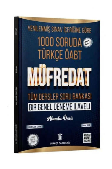 Türkçe ÖABTdeyiz ÖABT Türkçe Öğretmenliği Müfredat Soru Bankası - 1