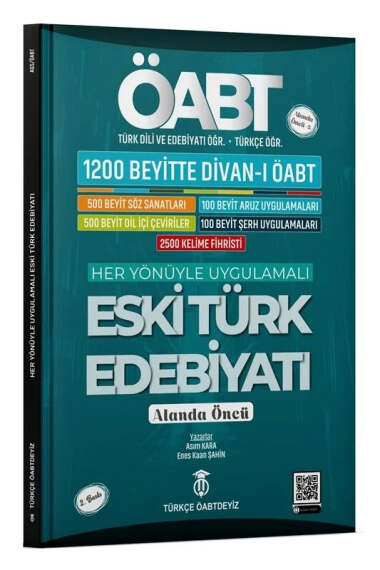 Türkçe ÖABTdeyiz ÖABT Türkçe - Türk Dili Edebiyatı Divanı - Eski Türk Edebiyatı - 1