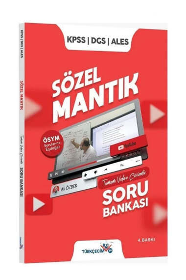 Türkçecim TV Yayınları KPSS ALES DGS Sözel Mantık Soru Bankası Video Çözümlü - 1