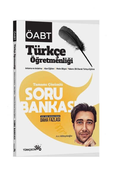 Türkçecim TV Yayınları ÖABT Türkçe Öğretmenliği Tamamı Çözümlü Soru Bankası (Anıl Alibıyıkoğlu) - 1