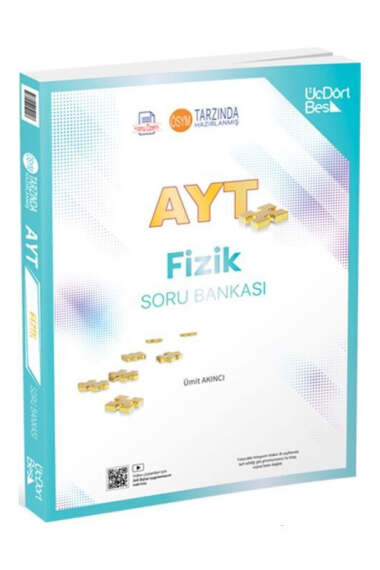 ÜçDörtBeş Yayınları 2025 AYT Fizik Soru Bankası - 1