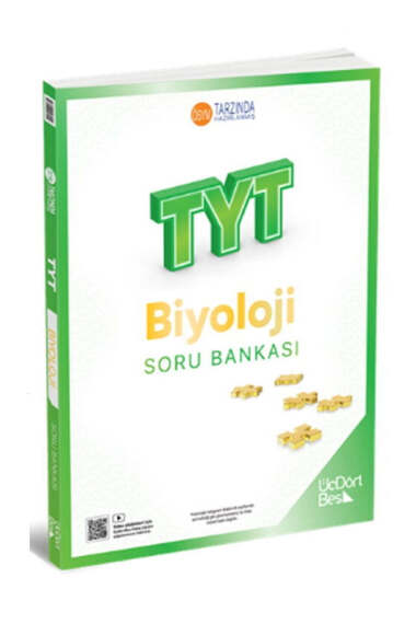 ÜçDörtBeş Yayınları 2026 TYT Biyoloji Soru Bankası - 1
