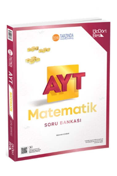 ÜçDörtBeş Yayınları 2026 AYT Matematik Soru Bankası - 1