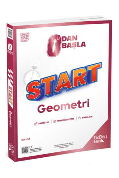 ÜçDörtBeş Yayınları Sıfırdan Başla Start Geometri - 1