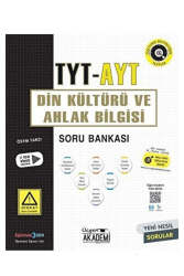 Üçgen Akademi Yayınları 2024 TYT-AYT Din Kültürü ve Ahlak Bilgisi Soru Bankası - Üçgen Akademi