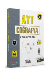 Üçgen Akademi Yayınları 2024 AYT Coğrafya Konu Özetleri - Üçgen Akademi