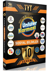 Ünlüler Karması Yayınları TYT Sosyal Bilimler 10 Deneme - Ünlüler Karması Yayınları
