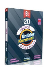 Ünlüler Karması 8. Sınıf Türkçe 20 Branş Deneme - Ünlüler Karması Yayınları