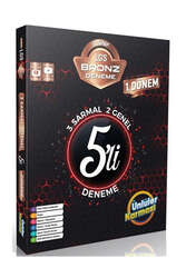 Ünlüler Yayınları 8 Sınıf LGS Bronz 5 li Sarmal Deneme - Ünlüler Karması Yayınları