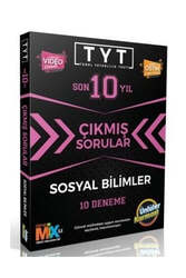 Ünlüler Yayınları TYT Sosyal Bilimler Son 10 Yıl Çıkmış Sorular 10 Deneme - Ünlüler Karması Yayınları
