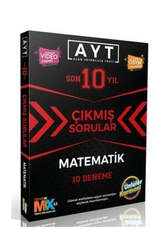 Ünlüler Yayınları AYT Matematik Son 10 Yıl Çıkmış Sorular 10 Deneme - Ünlüler Karması Yayınları