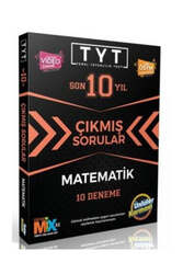 Ünlüler Yayınları TYT Matematik Son 10 Yıl Çıkmış Sorular 10 Deneme - Ünlüler Karması Yayınları