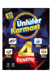 Ünlüler Karması Yayınları 2025 5.Sınıf Tüm Dersler 4lü Karma Deneme - Ünlüler Karması Yayınları