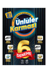 Ünlüler Karması Yayınları 2025 8.Sınıf Tüm Dersler 6 Deneme Sınavı - Ünlüler Karması Yayınları