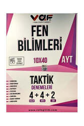 Vaf Yayınları AYT Fen Bilimleri Taktik Bende 10 x 40 Denemeleri - VAF Yayınları