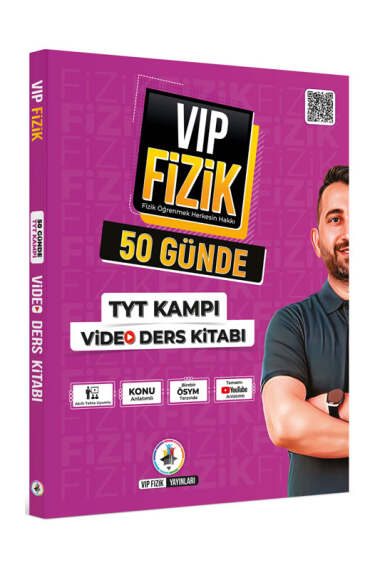 Vip Fizik Yayınları 2025 Vip Fizik 50 Günde TYT Kampı Video Ders Kitabı - 1