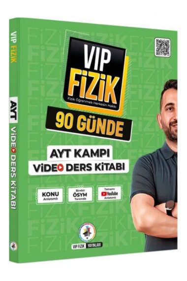 Vip Fizik Yayınları 2025 Vip Fizik 90 Günde AYT Kampı Video Ders Kitabı - 1