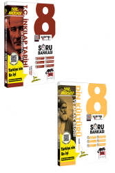 Yargı Ders Arkadaşım 8.Sınıf LGS T.C İnkılap Tarihi Atatürkçülük ve Din Kültürü ve Ahlak Bilgisi Yıl Boyu Soru Bankası Seti (2 Kitap) - Yargı Ders Arkadaşım
