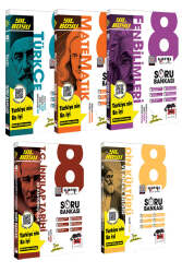 Yargı Ders Arkadaşım Yayınları 8.Sınıf LGS 5 Ders 5 Kitap Yıl Boyu Soru Bankası Seti (5 Kitap) - Yargı Ders Arkadaşım