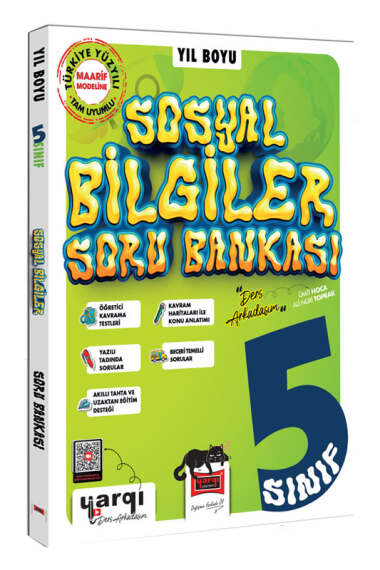 Yargı Ders Arkadaşım 5.Sınıf Sosyal Bilgiler Yıl Boyu Soru Bankası - 1