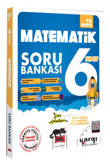 Yargı Ders Arkadaşım 6.Sınıf Matematik Yıl Boyu Soru Bankası - 1