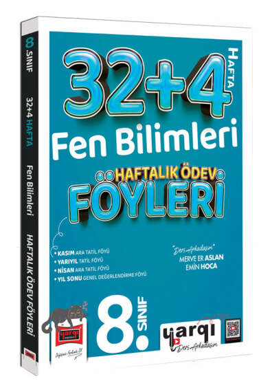 Yargı Ders Arkadaşım 8.Sınıf Fen Bilimleri 32+4 Haftalık Ödev Föyleri - 1